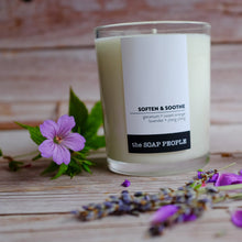 Load image into Gallery viewer, SOFTEN &amp; SOOTHE MASSAGE CANDLE