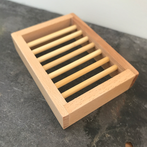 Plantane Wood Soap Rack