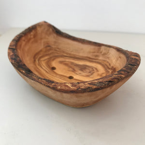 Natural Olive Wood Soap Dish