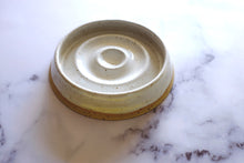 Load image into Gallery viewer, UNIQUE HAND THROWN CERAMIC SOAP DISH - white speckled glaze